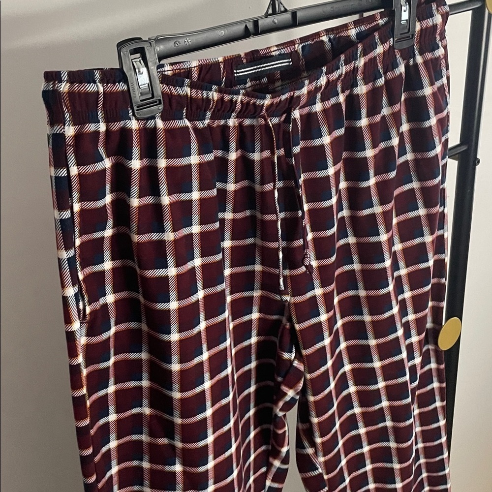 Nautica Men's Red and Black Plaid PJ Pants size M - Picture 3 of 3
